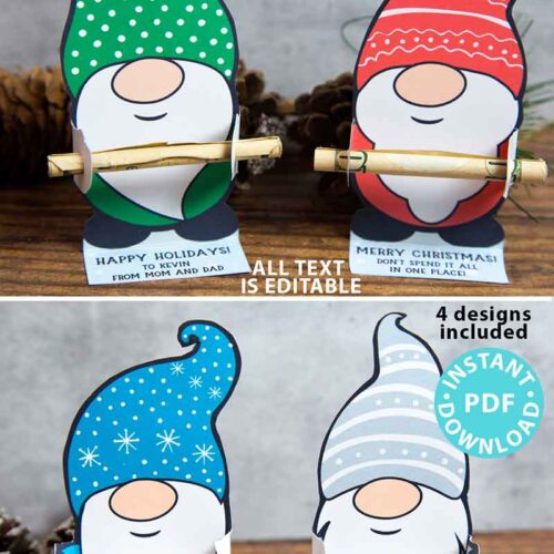 Play Christmas Money and Cash Envelope Printable - Press Print Party!