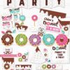 Donut Grow Up Party Birthday Party Printable Bundle, Donut Baby Girl or Boy, Donut Birthday Invitations and Donut Decorations, INSTANT DOWNLOAD Press Print Party