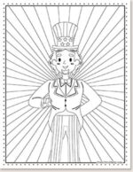 10 Free Coloring Pages of the American Flag for Kids