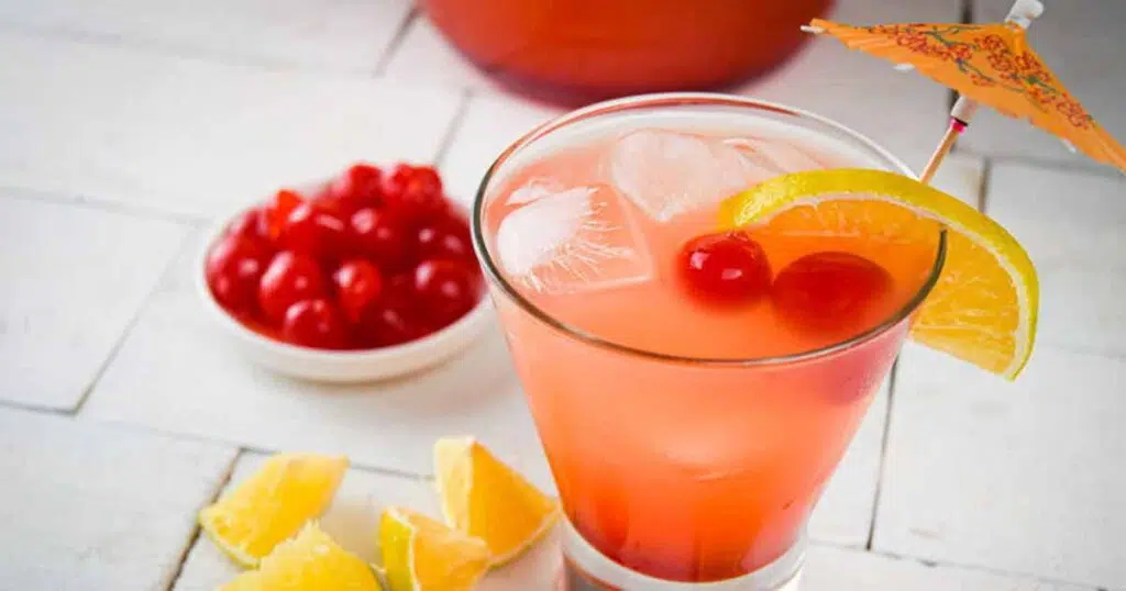 shirley temple punch - 10 Easy Punch Recipes for Parties, Non-Alcoholic Summer Drinks - Press Print Party