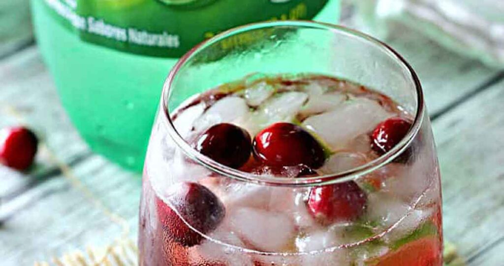 cranberry limeade - 35 Great Christmas Punch Recipes to Make for a Crowd Press Print Party