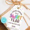 EDITABLE Back to School Gift Tags Printable, First Day of School Gift Tags, Looking Forward to a Sweet Year Tag, INSTANT DOWNLOAD Press Print Party