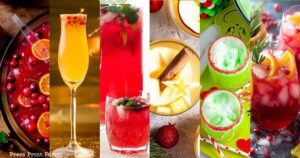 35 Great Christmas Punch Recipes to Make for a Crowd - holiday party punch - Press Print Party