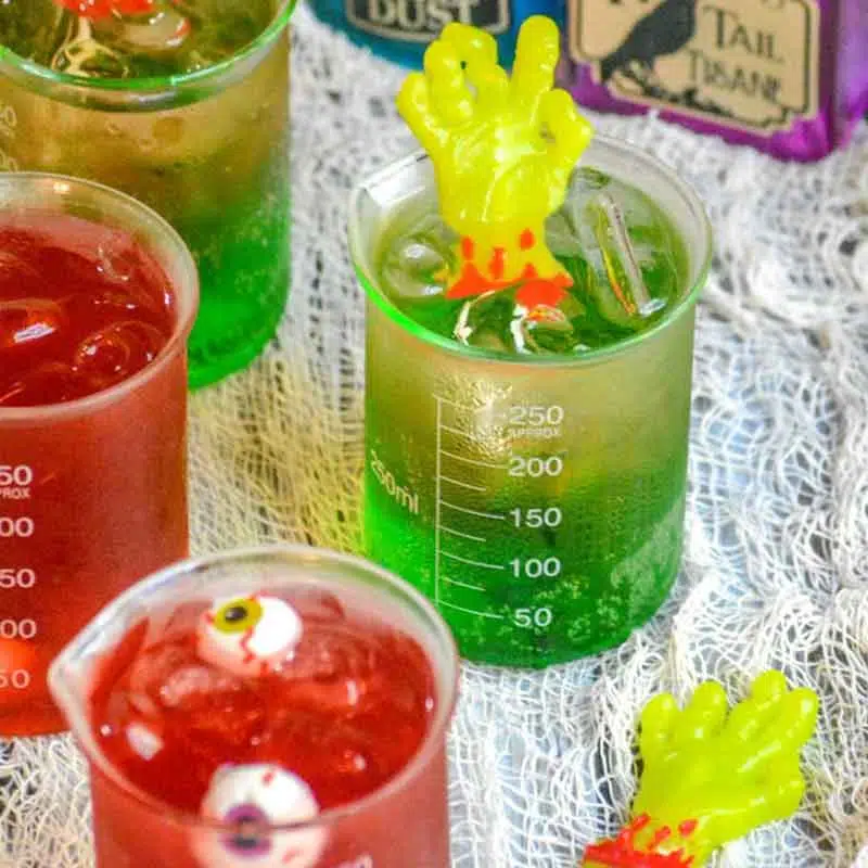 monster halloween punch- 33 Wickedly Fun Recipes for Halloween Drinks ideas non alcoholic for Kids & alcoholic for Adults - Press Print Party