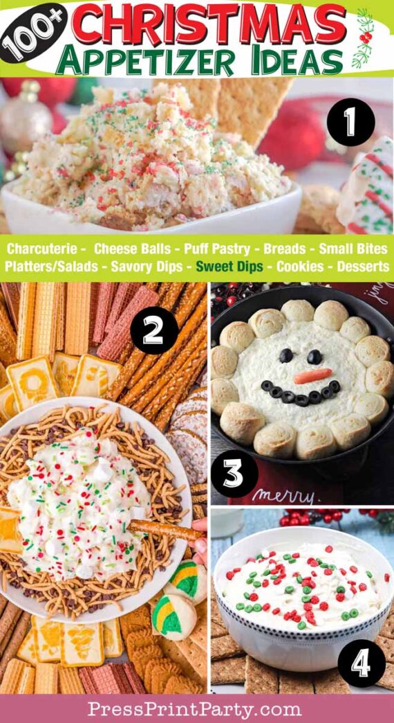 100+ Fun and Easy Appetizers for a Christmas Party