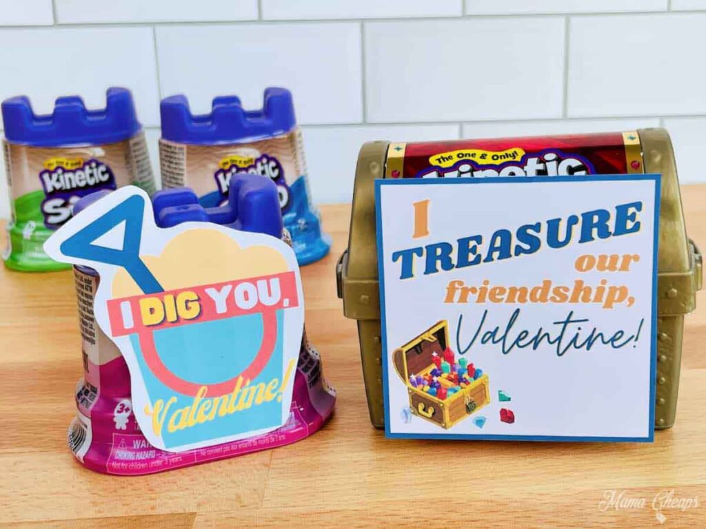 kinetic sand valentine card - The ultimate list of Classroom Valentine Gift Ideas for Kids - Press Print Party!