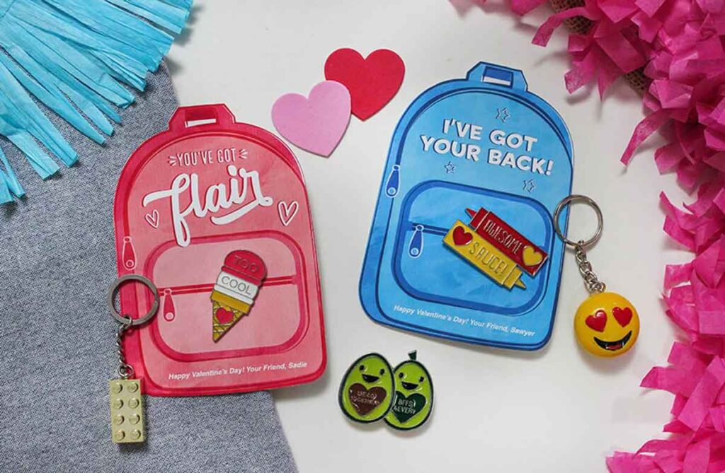 I always have your back valentine clip - The ultimate list of Classroom Valentine Gift Ideas for Kids - Press Print Party!