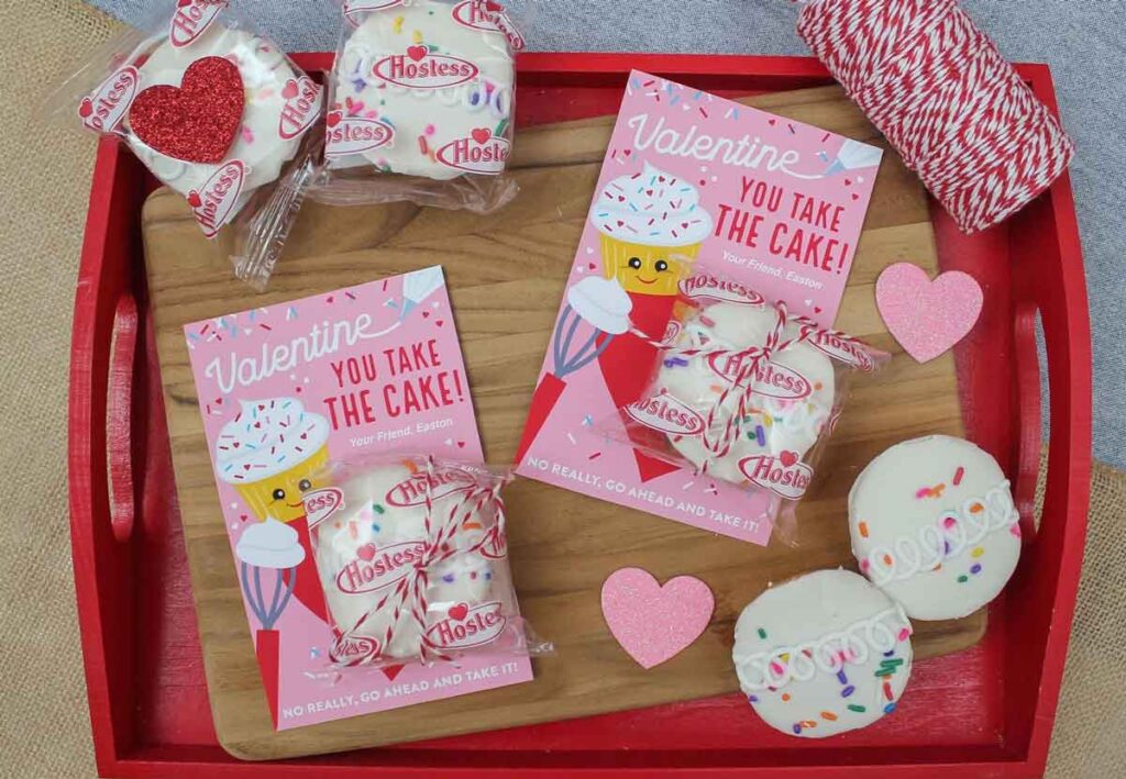 cupcake valentine - The ultimate list of Classroom Valentine Gift Ideas for Kids - Press Print Party!