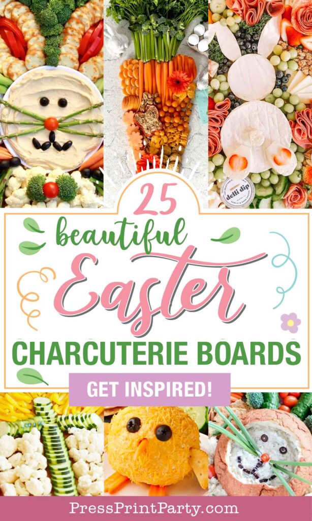 Beautiful Easter Charcuterie Board Ideas - Press Print Party