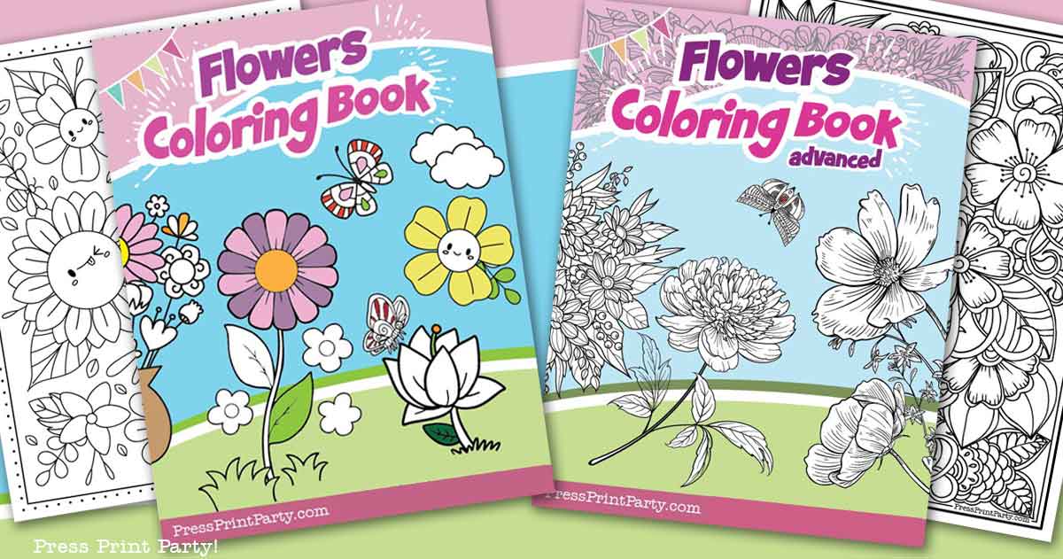 When Flowers Bloom: Adult Coloring Book Sets (Paperback)