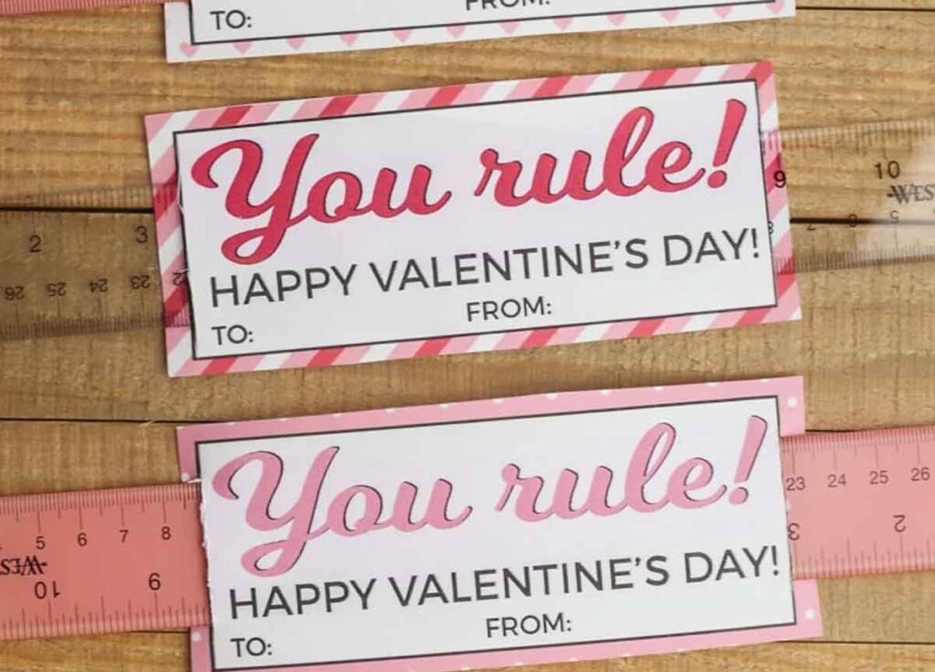 - The ultimate list of ruler valentine free printable -Classroom Valentine Gift Ideas for Kids - Press Print Party!