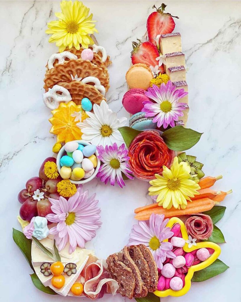 bunny ears charcuterie board - Beautiful Easter Charcuterie Board Ideas - Press Print Party