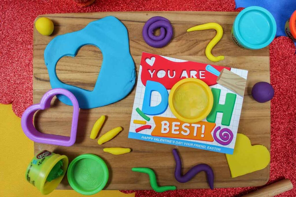 play doh valentine cards - The ultimate list of Classroom Valentine Gift Ideas for Kids - Press Print Party!