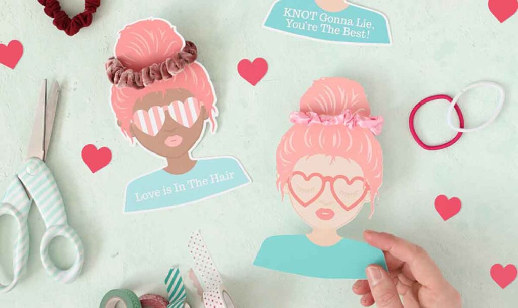  - The ultimate list of Scrunchie valentine - Classroom Valentine Gift Ideas for Kids - Press Print Party!