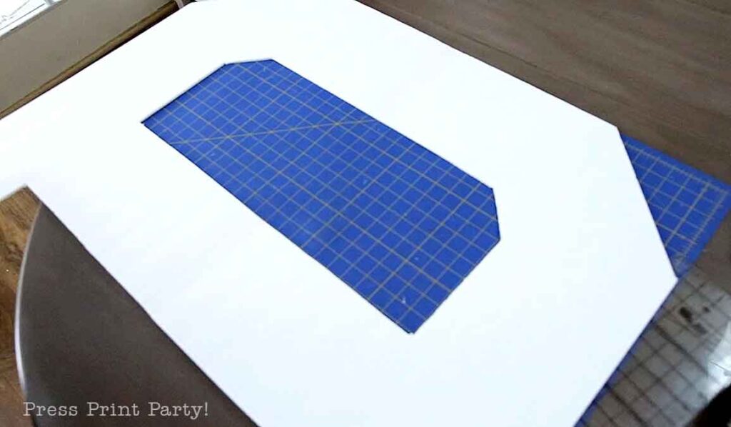 letter cut out- balloon mosaic letters tutorial -balloon mosaic numbers - Press Print Party!