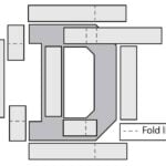 Measuring the walls of the letter- balloon mosaic letters tutorial - Press Print Party!