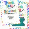 Thank You Gift Card Holder Printable, Teacher Appreciation, Nurse, Staff, Assitant, Employee Appreciation, Thank You for all You Do, You are appreciated more than you know, Editable, INSTANT DOWNLOAD Press Print Party!