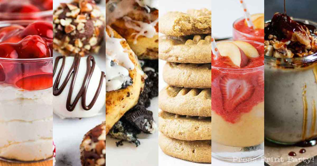 15 easy 3 ingredients desserts to satisfy your sweet tooth. 15 desserts with 3 ingredients. Press Print Party