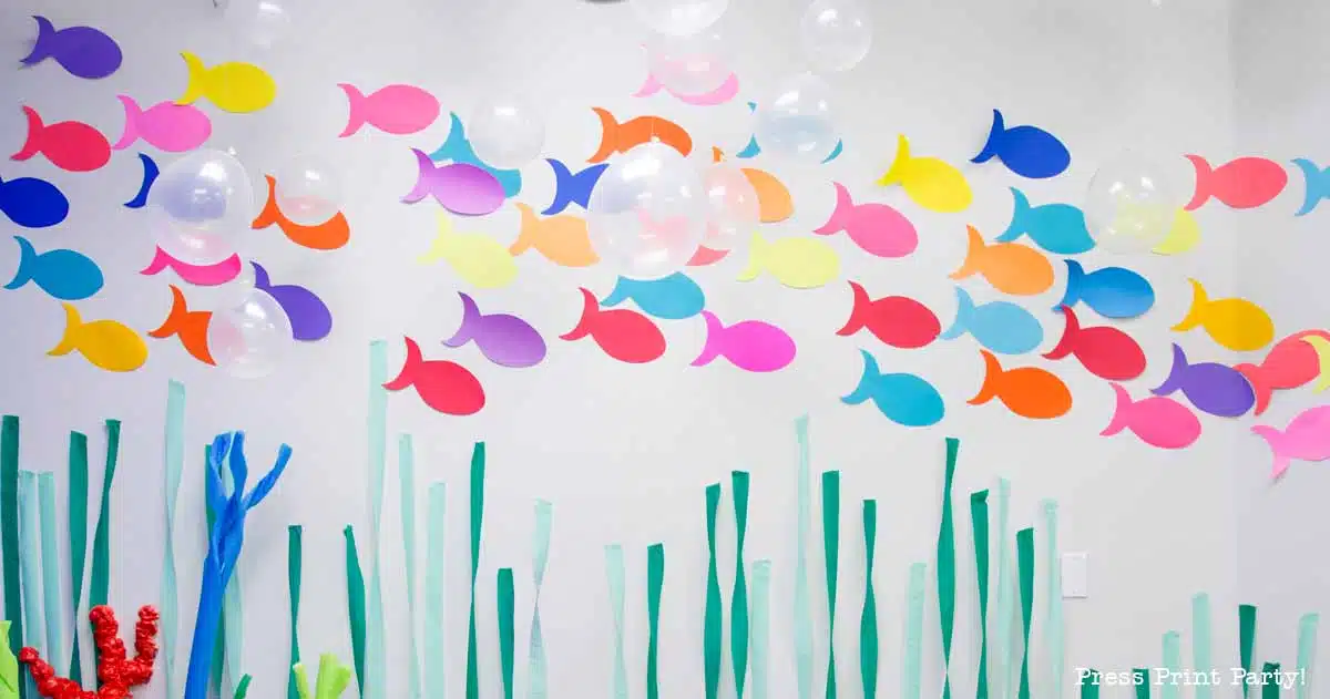 Free Fish Template Printable: Perfect for Under-the-Sea Party Decor - Press  Print Party