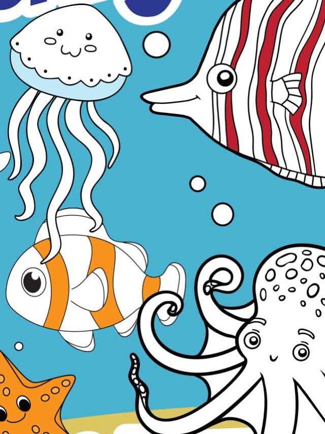 15 Free Printable Fish Coloring Pages - Press Print Party