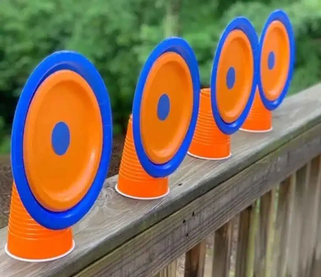 diy nerf gun target - 23 DIY Summer Fun Activities to Get Kids off the Couch Now - Press Print Party!