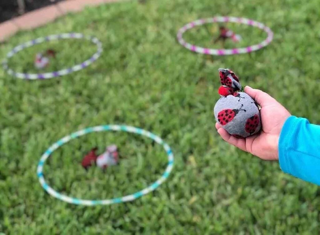 no sew bean bag - 23 DIY Summer Fun Activities to Get Kids off the Couch Now - Press Print Party!