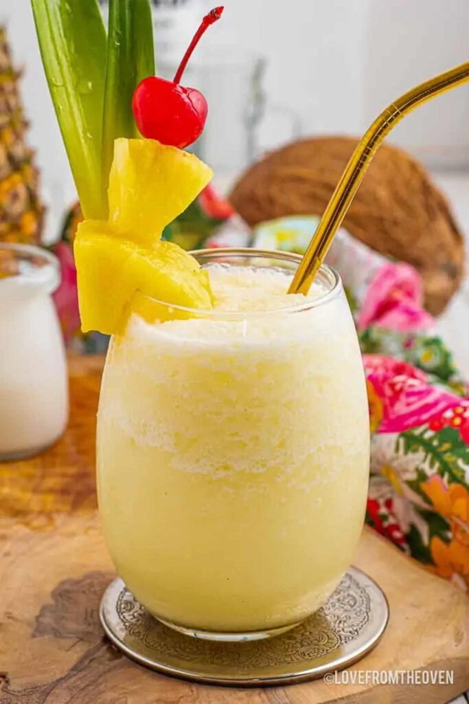 Pina colada - 25 Yummy Hawaiian luau party foods for your next backyard bash - tropical foods and recipes - Press Print Party!