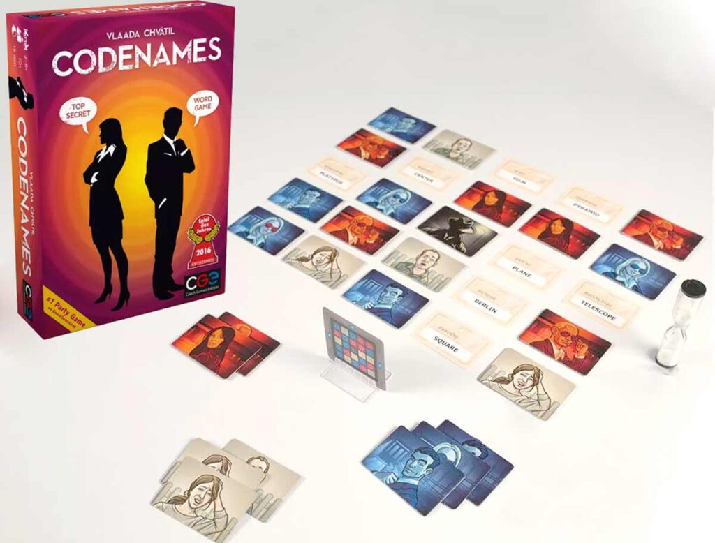 code names  - board games for family game night everyone will enjoy