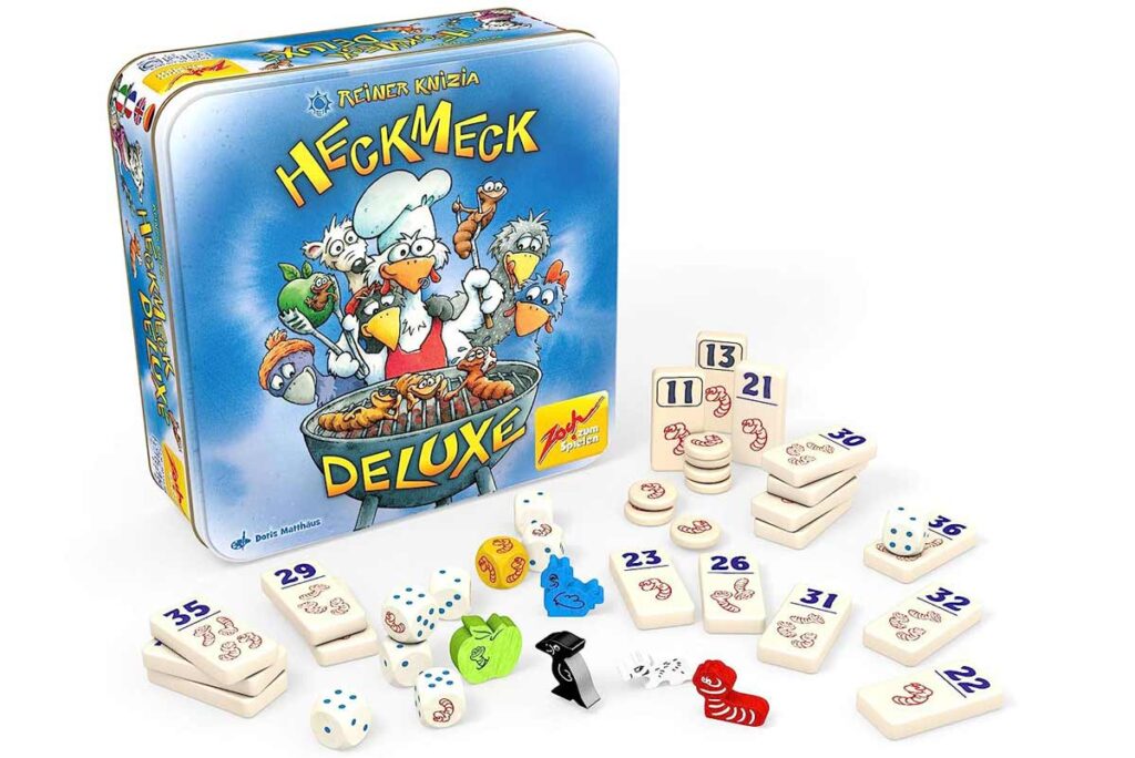 heckmeck - board games for family game night everyone will enjoy