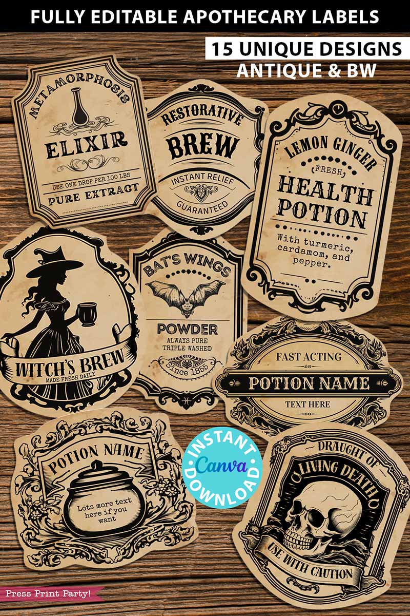 Herbal Apothecary Stickers Pack