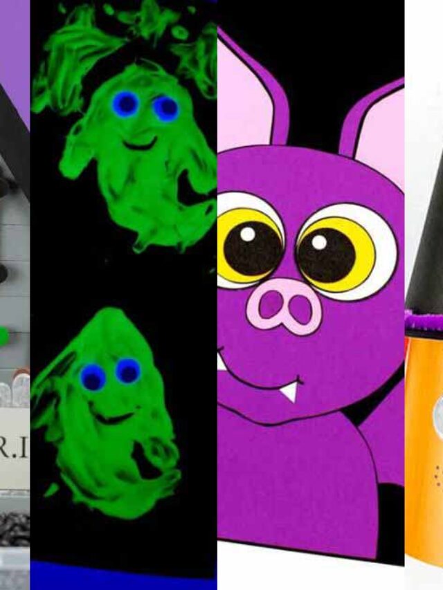 19 Festive Halloween Crafts for Kids Press Print Party