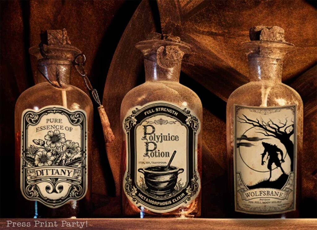 17 Must-See Harry Potter Potion Label Ideas Just like in Hogwarts - Press  Print Party