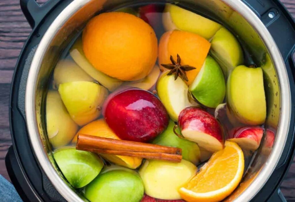 hot apple cider recipe- Tasty Thanksgiving punch recipe non-alcoholic and alcoholic to feed a crowd. Press Print Party