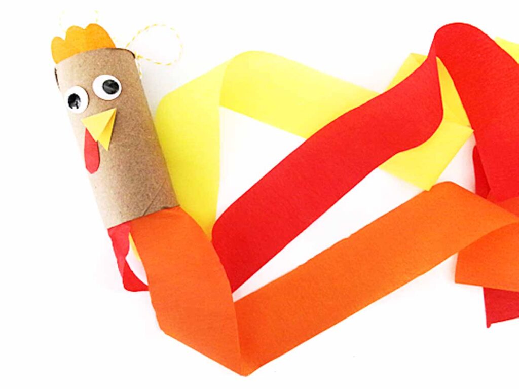 windsock turkey - 45 Turkey crafts ideas for kids - Press Print Party!