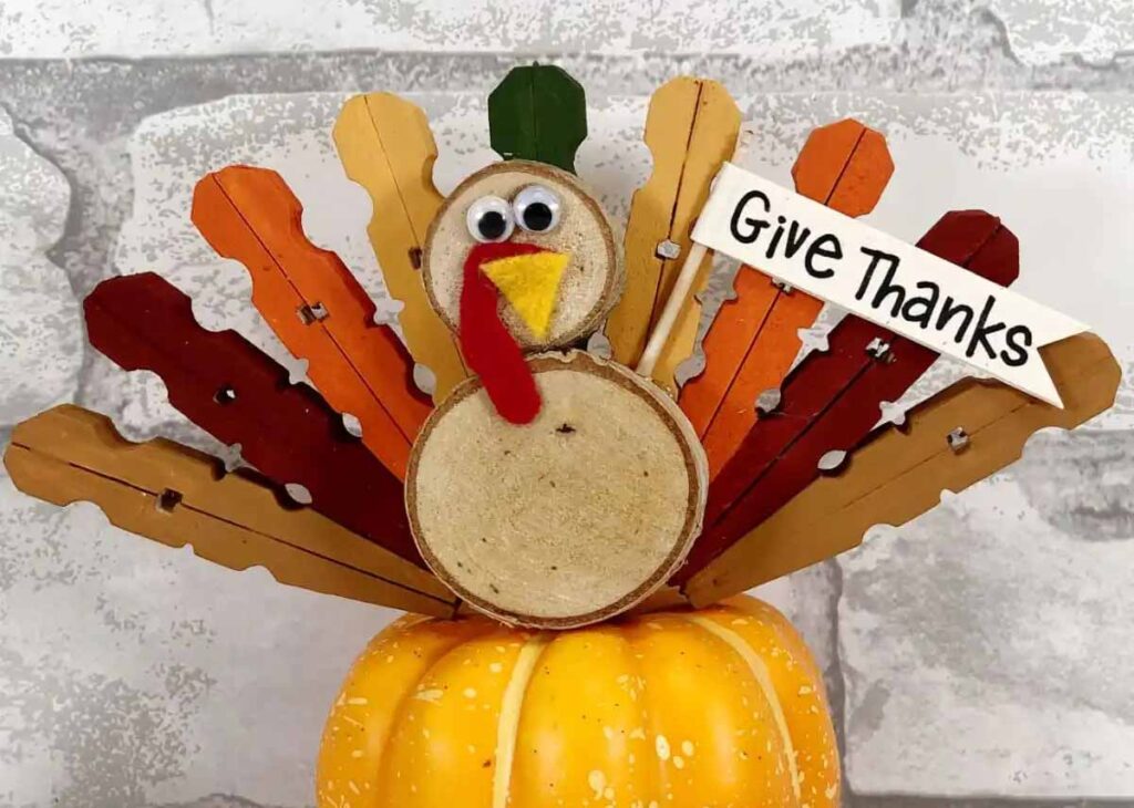 clothespin turkey craft - 45 Turkey crafts ideas for kids - Press Print Party!