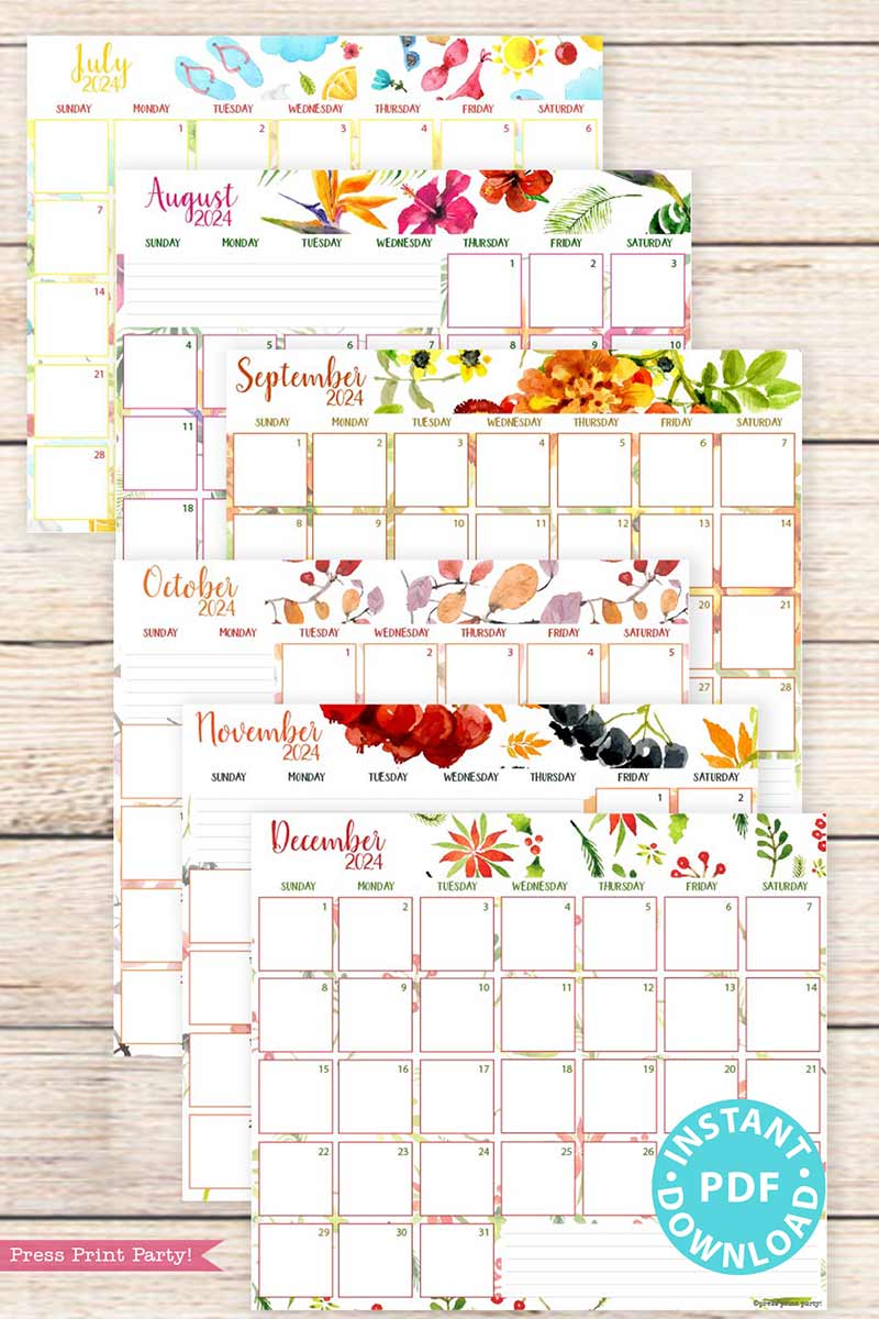 2024-monthly-calendars-for-bullet-journals-or-binders-watercolor-printable