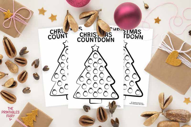 Christmas advent calendar ideas for kids to countdown till Christmas. free printables and crafts - Press Print Party!