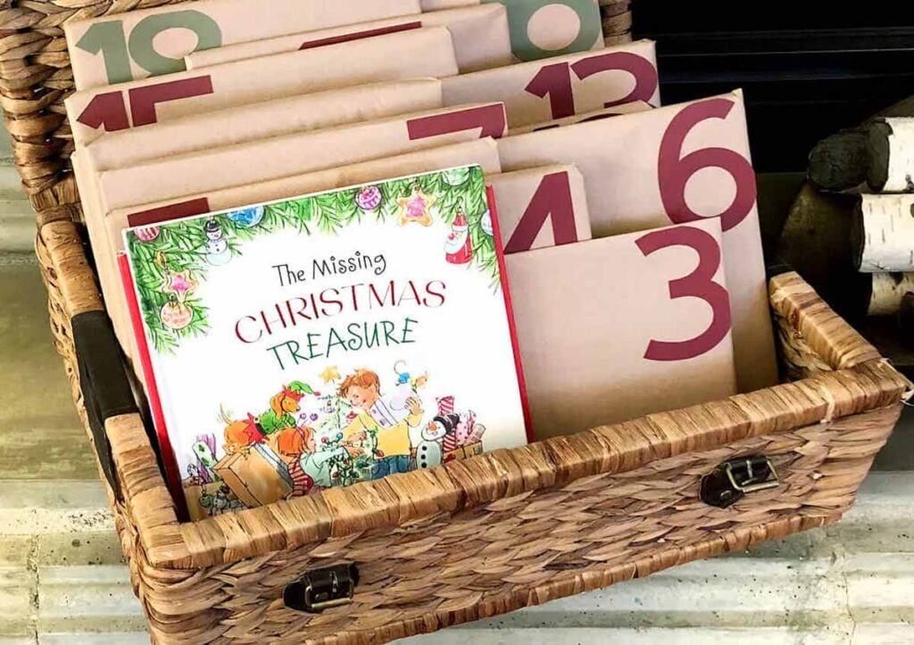 Christmas advent calendar ideas for kids to countdown till Christmas. free printables and crafts - Press Print Party!