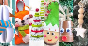 55 DIY Christmas ornaments for kids of all ages - Press Print Party!
