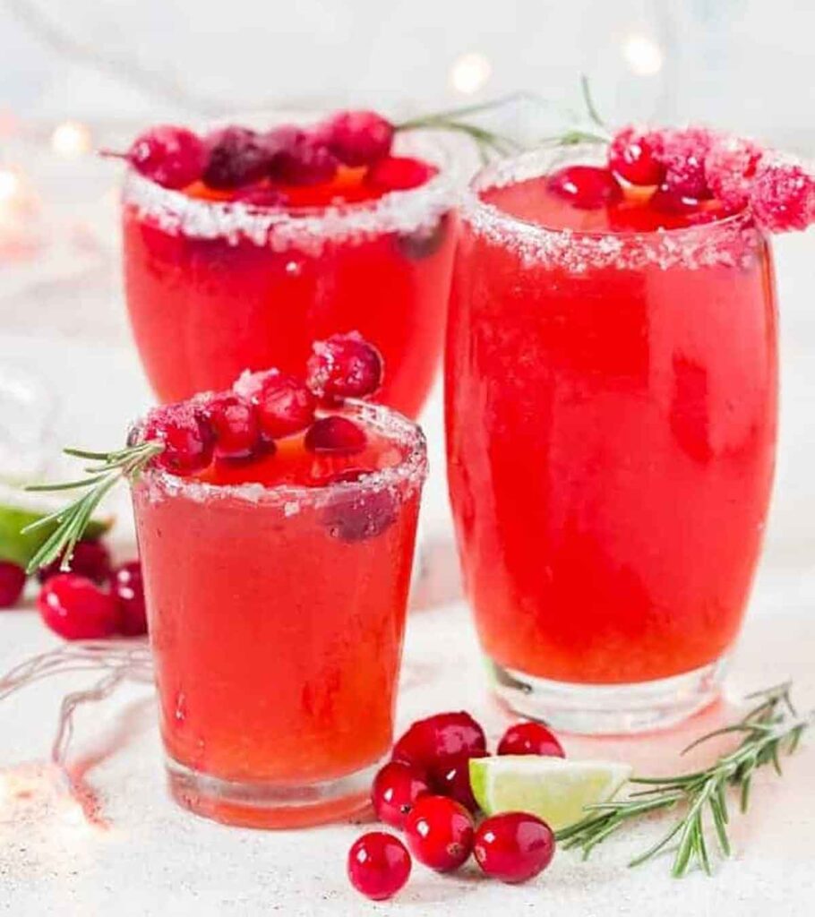 cranberry margarita- 30 romantic valentine's day drinks to set the mood - Press Print Party