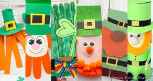 19 Creative Leprechaun Crafts for Kids on St. Patrick's Day - Press Print Party!