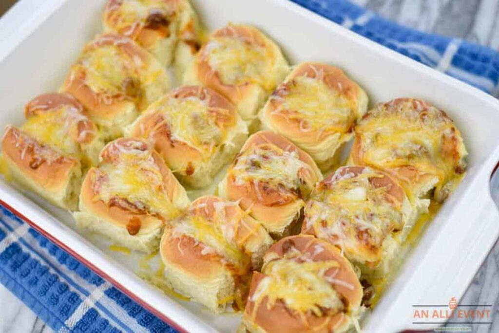 Mini Chili Cheese Dogs by An Alli Event - Easy Football Finger Foods for Your Game Day Party - Press Print Party!