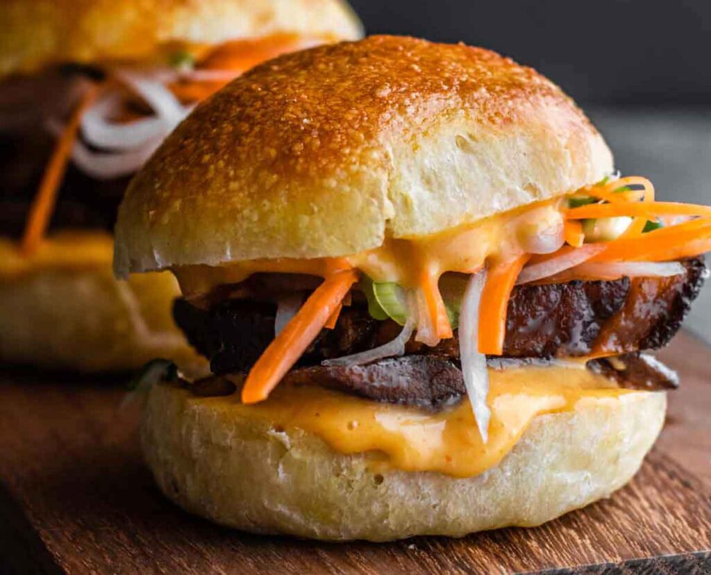 Pork Belly Sliders by Pinch and Swirl - Easy Football Finger Foods for Your Game Day Party - Press Print Party!