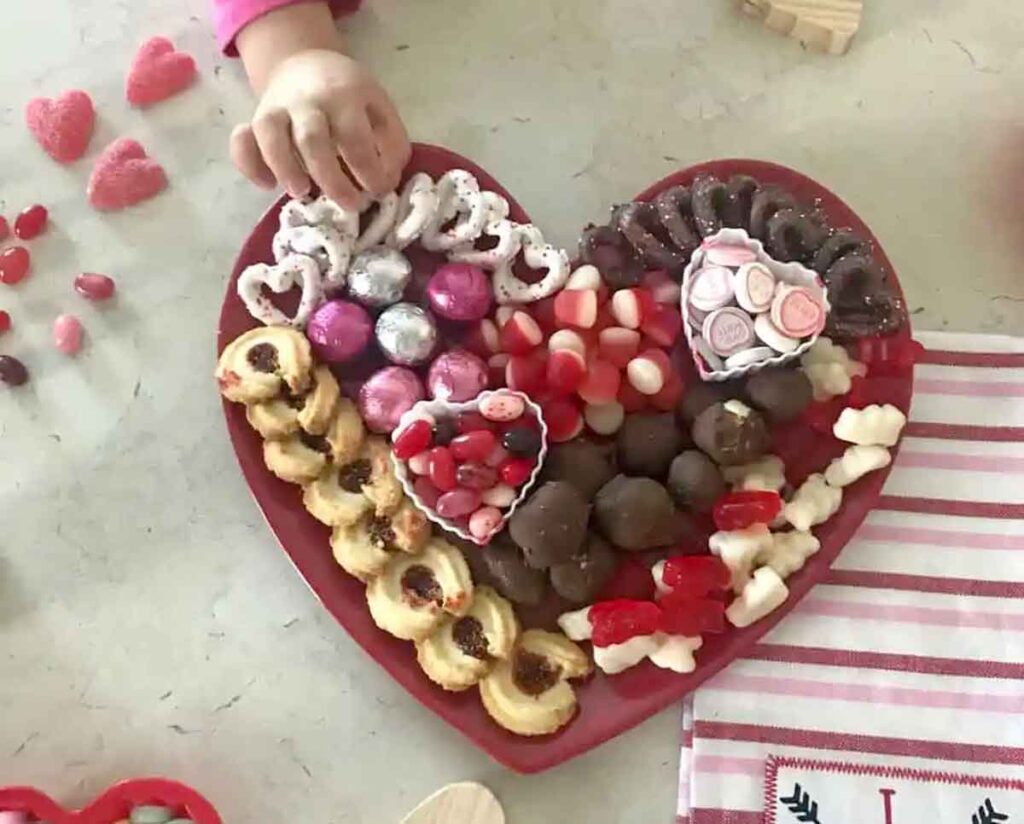 Valentine’sDay Dessert Plate by The Benson Street - 20 Valentine Charcuterie Boards: Ideas and Inspiration