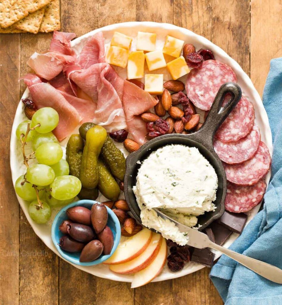 Charcuterie Board for Two by Chocolate Moosey - 20 Valentine Charcuterie Boards: Ideas and Inspiration