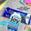 almond joy gift thank you tag for almond joy candy bar editable canva - press print party