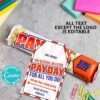 payday candy bar thank you gift tag printable editable on canva - Press Print Party