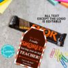 skor candy bar thank you gift tag printable editable I really skored having you as a teacher - Press Print Party