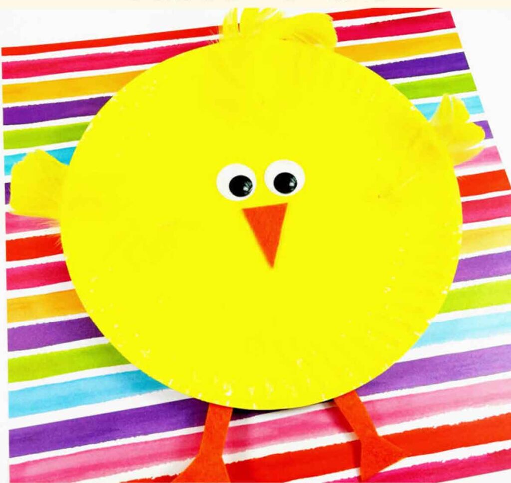 Paper Plate Chick by Mommy Evolution