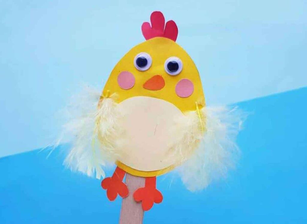 Easy Paper Chicks by Two Kids and a Coupon